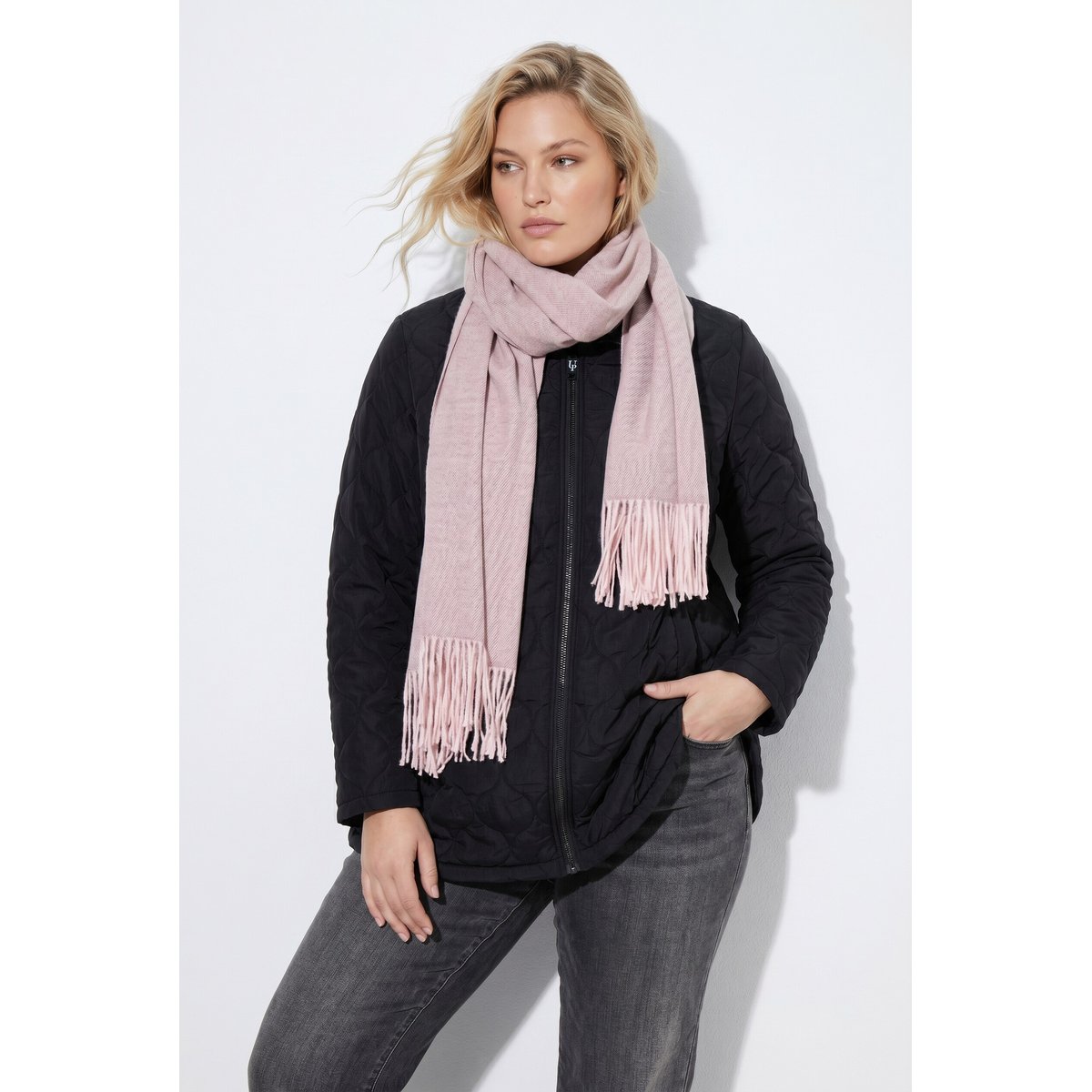 Veste matelassée HYPRAR avec col montant noir, ULLA POPKEN