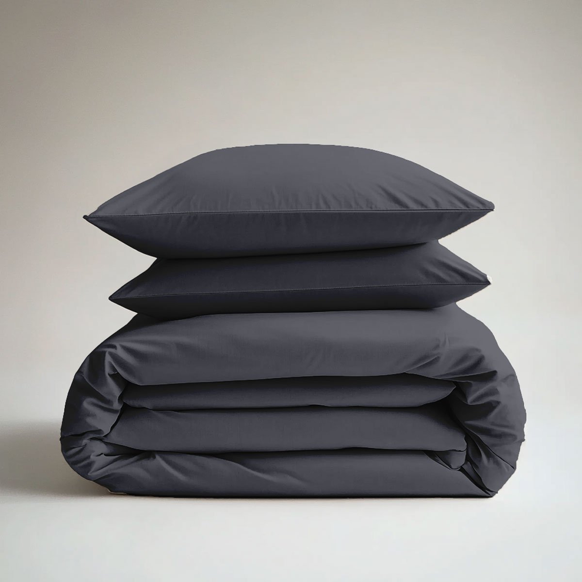 Pack housse de couette + Taie(s) d'oreiller Coton thermorégulé gris acier, DODO