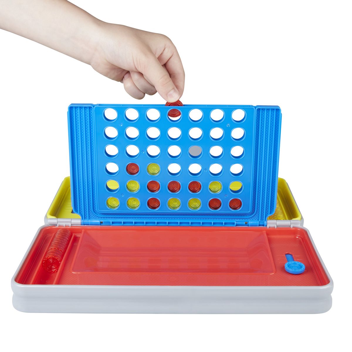Puissance 4 - Jeu De Societe Road Trip - Jeu De Voyage couleur unique, HASBRO