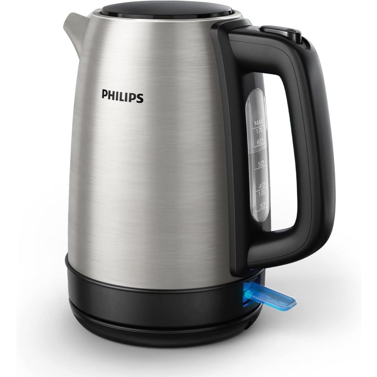 Bouilloire HD9350/90 Bouilloire électrique Métal 1.7L, 2200W argent, PHILIPS