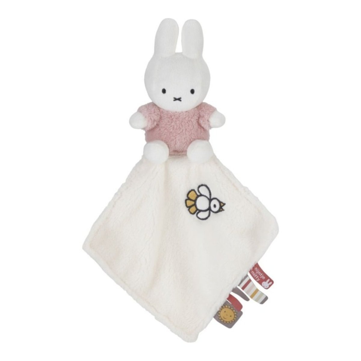 Doudou plat Miffy - Fluffy rose, PIOUPIOU ET MERVEILLES