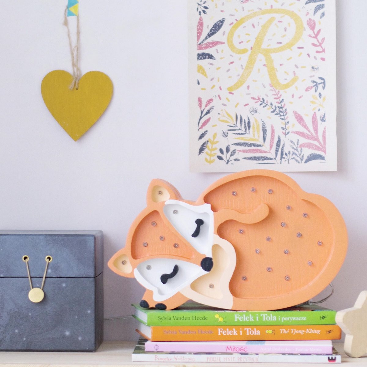 Lampe Veilleuse Renard orange, LITTLE LIGHTS