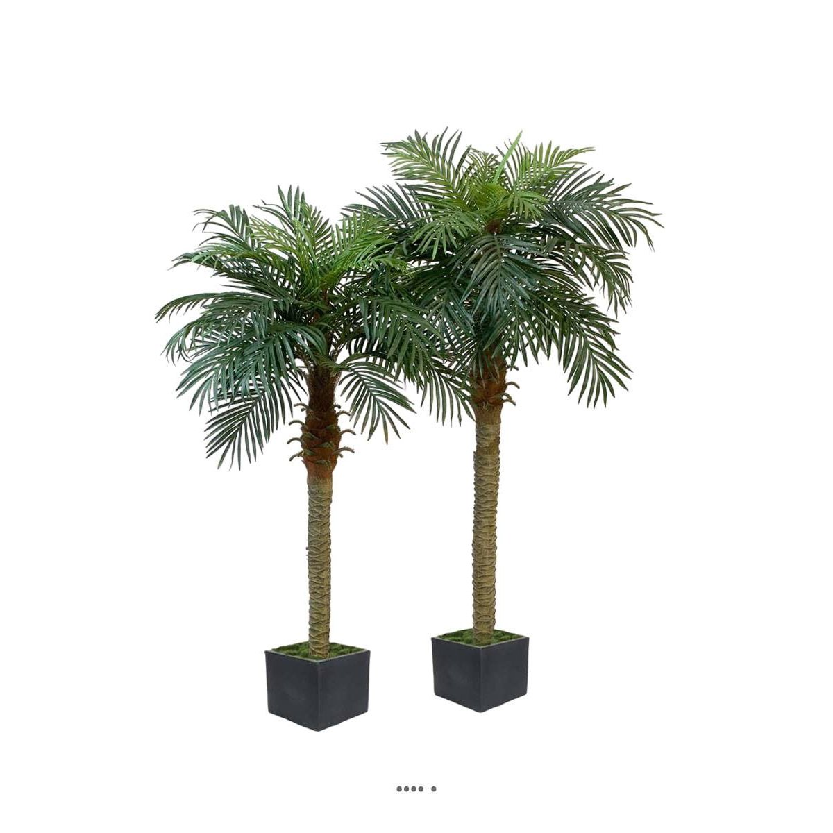 Palmier Phoenix H 180 cm 1 tronc 28 feuilles vert, ARTIFICIELLES