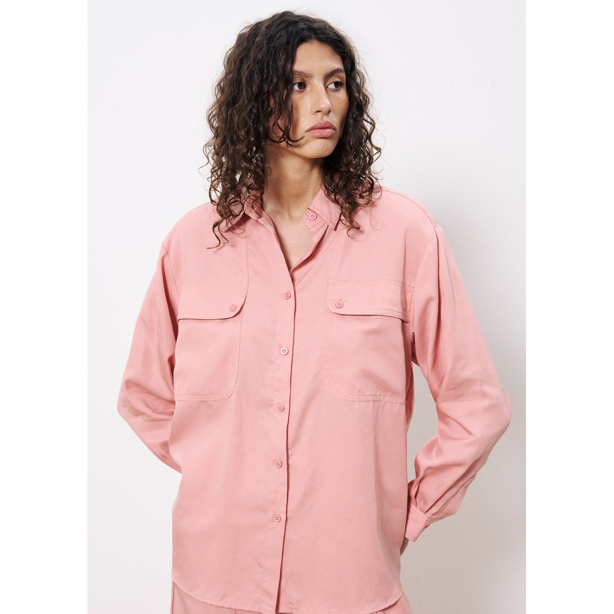Chemise  VIVIENNE rose pale, FRNCH