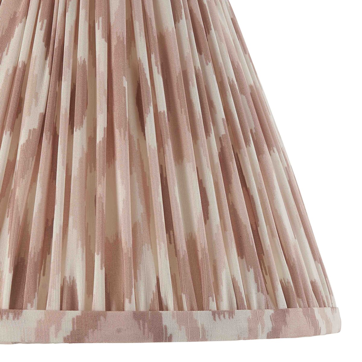 25cm Ikat Light Shade in Pleated Fabric natural, ÉDITÉ
