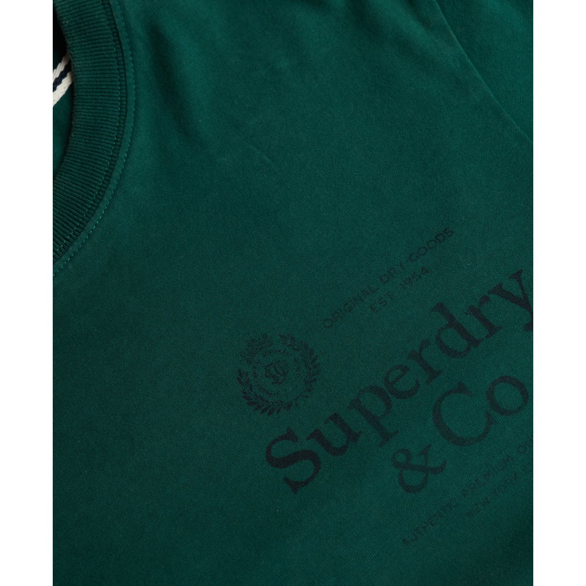 T-shirt 1954 Company Coupe Décontractée vert universitaire, SUPERDRY