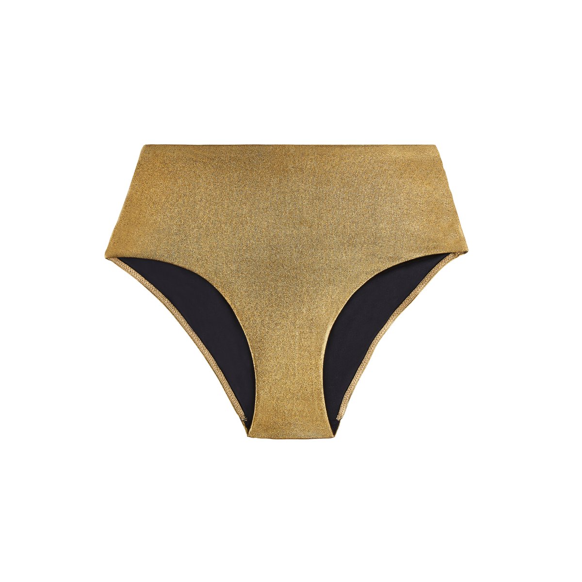 Bas de maillot de bain Culotte taille haute Sunlight Glow doré, AUBADE