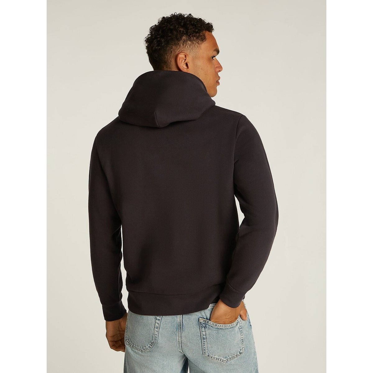 Logo Print Hoodie black, CALVIN KLEIN