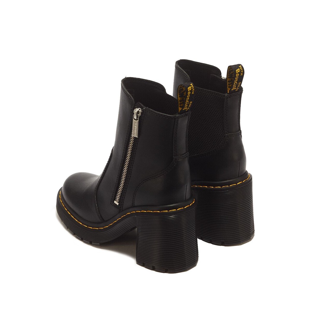 Stivaletti Chesney Zip Ankle in pelle Sendal nero , DR. MARTENS