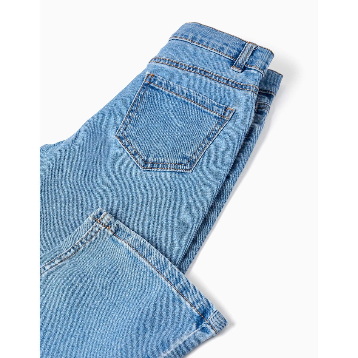 Pantalon en jean à coupe droite avec 5 poches bleu, ZIPPY