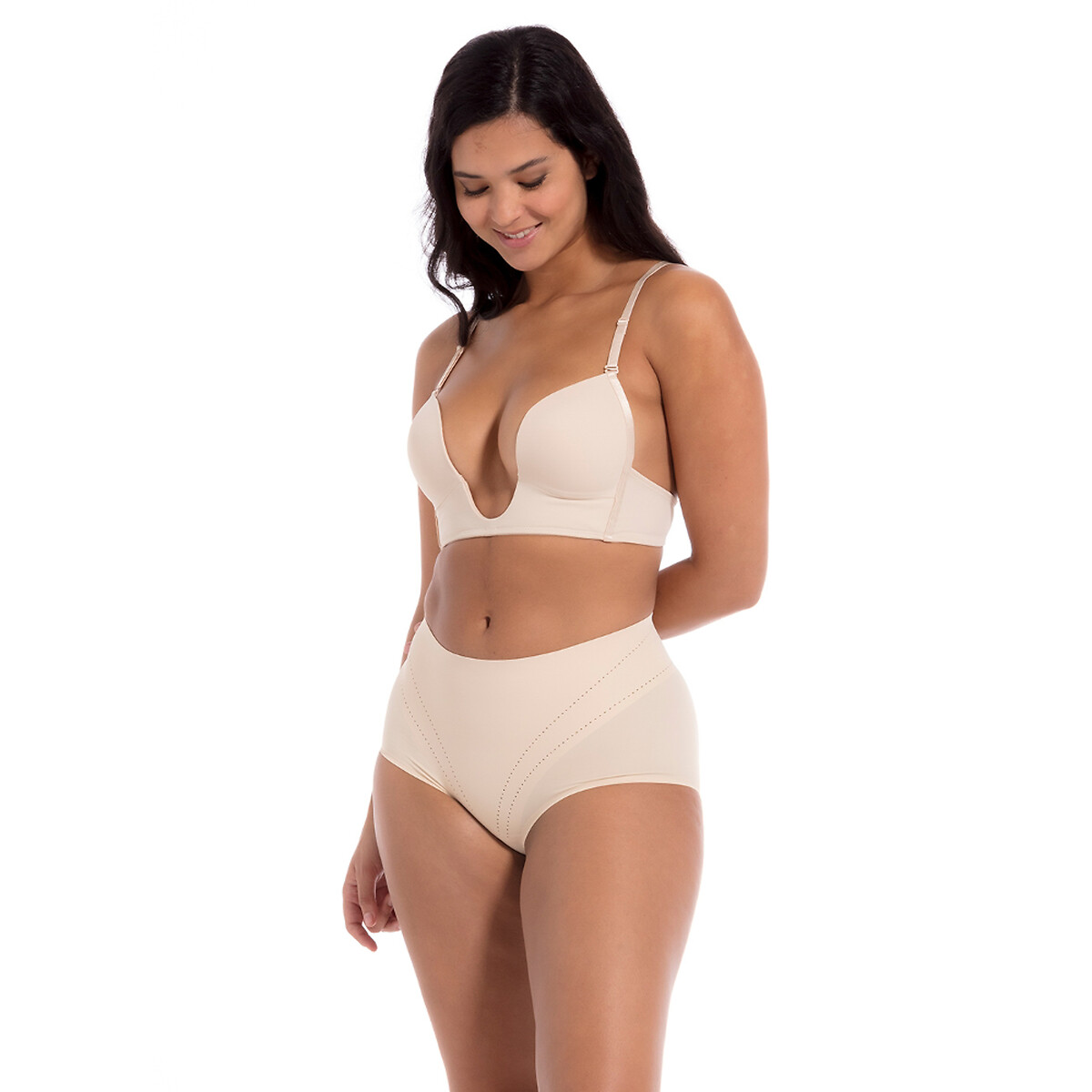 Soutien-gorge bandeau plongeant peau, MAGIC BODYFASHION