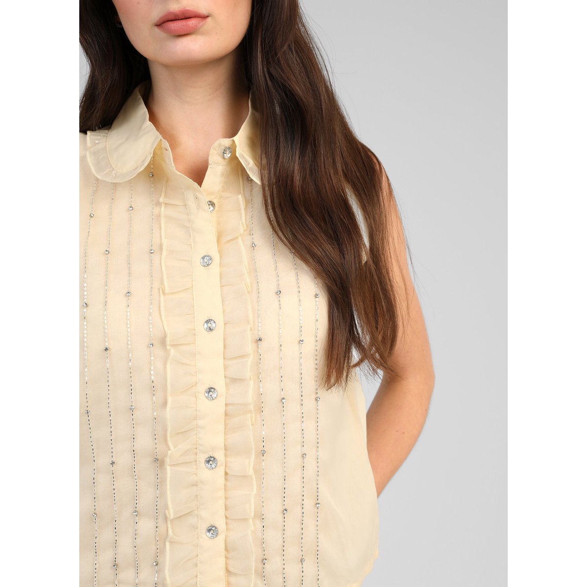 Chemise SWANY jaune, AN'GE
