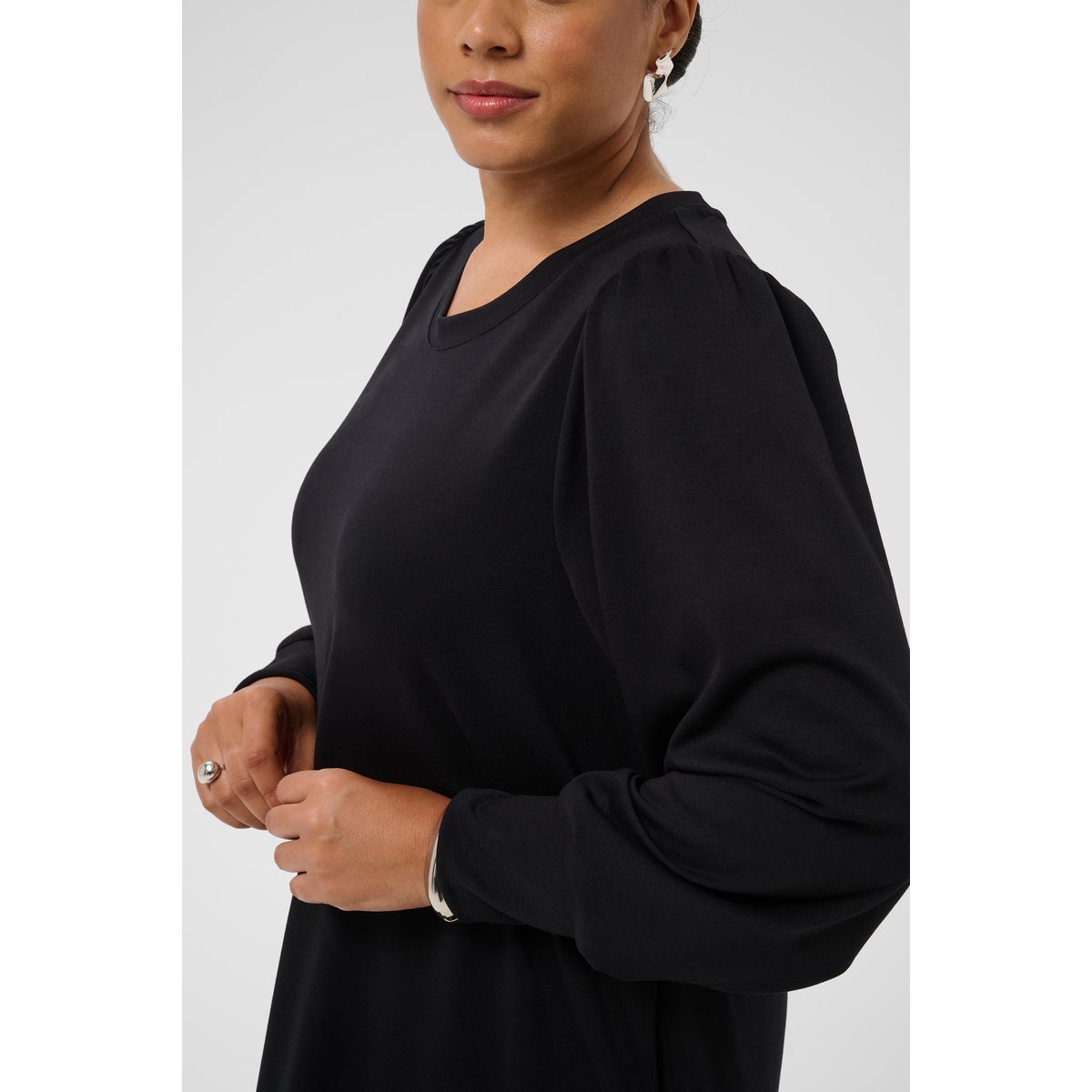 Robe noir black deep, KAFFE CURVE