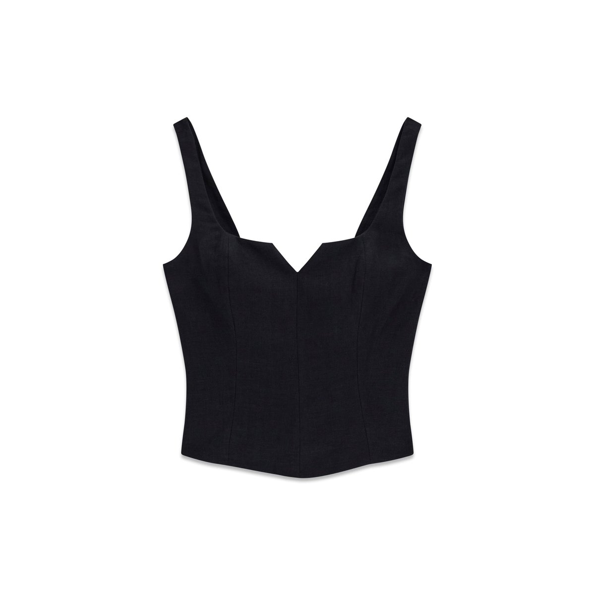 Haut En Lin Dos Nu noir, GUESS