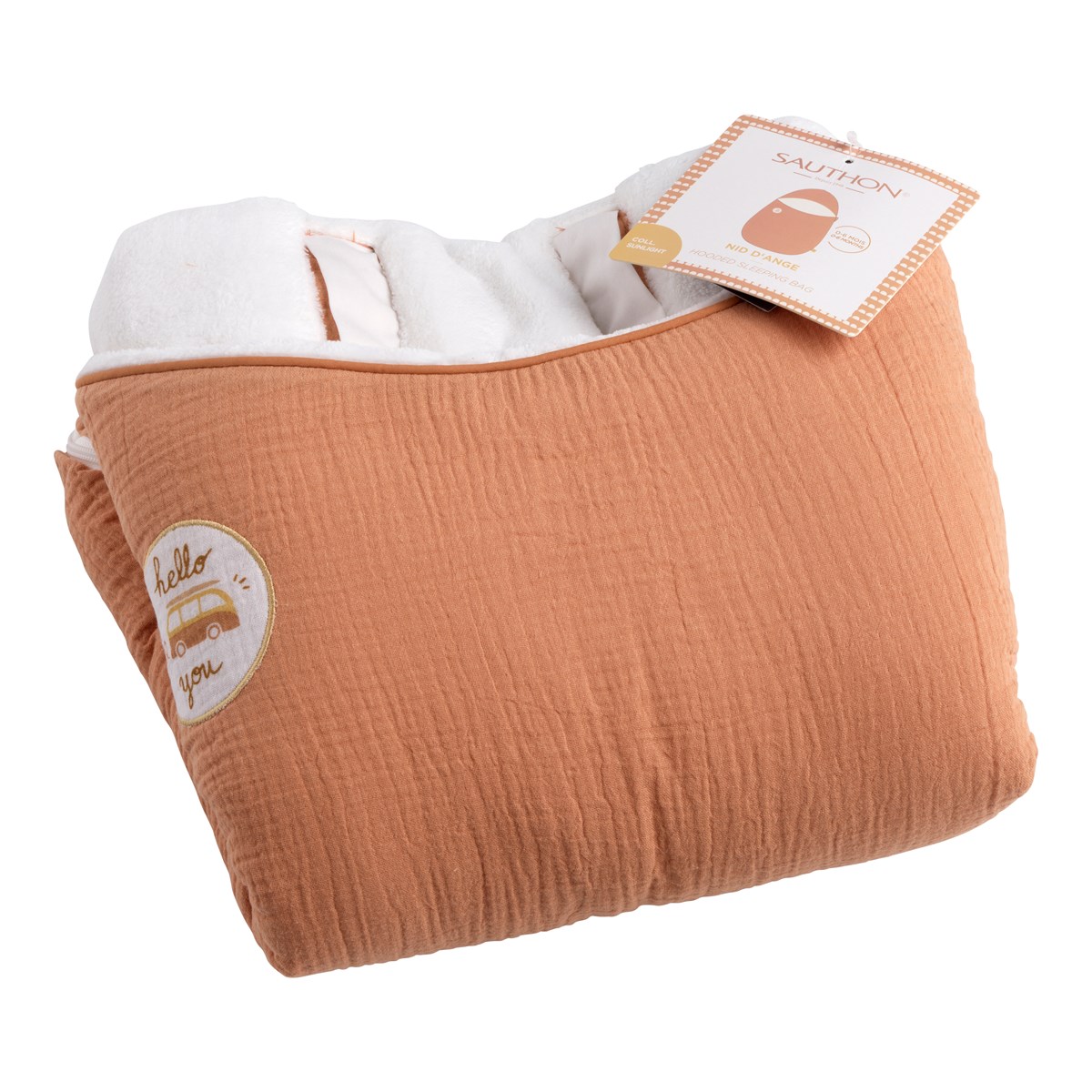 Nid d'ange hiver 5 attaches orange, SAUTHON
