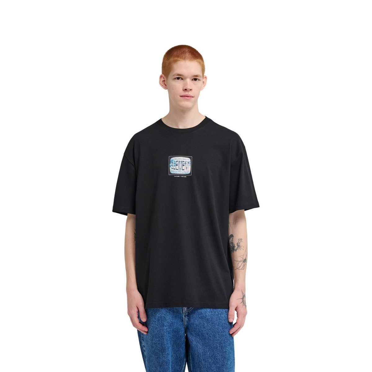 T-Shirt manches courtes DIGIT noir flint black, ELEMENT