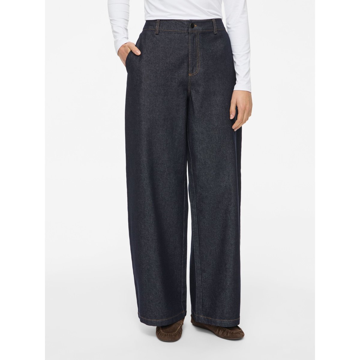 Jean Large bleu - dark blue denim1, VILA