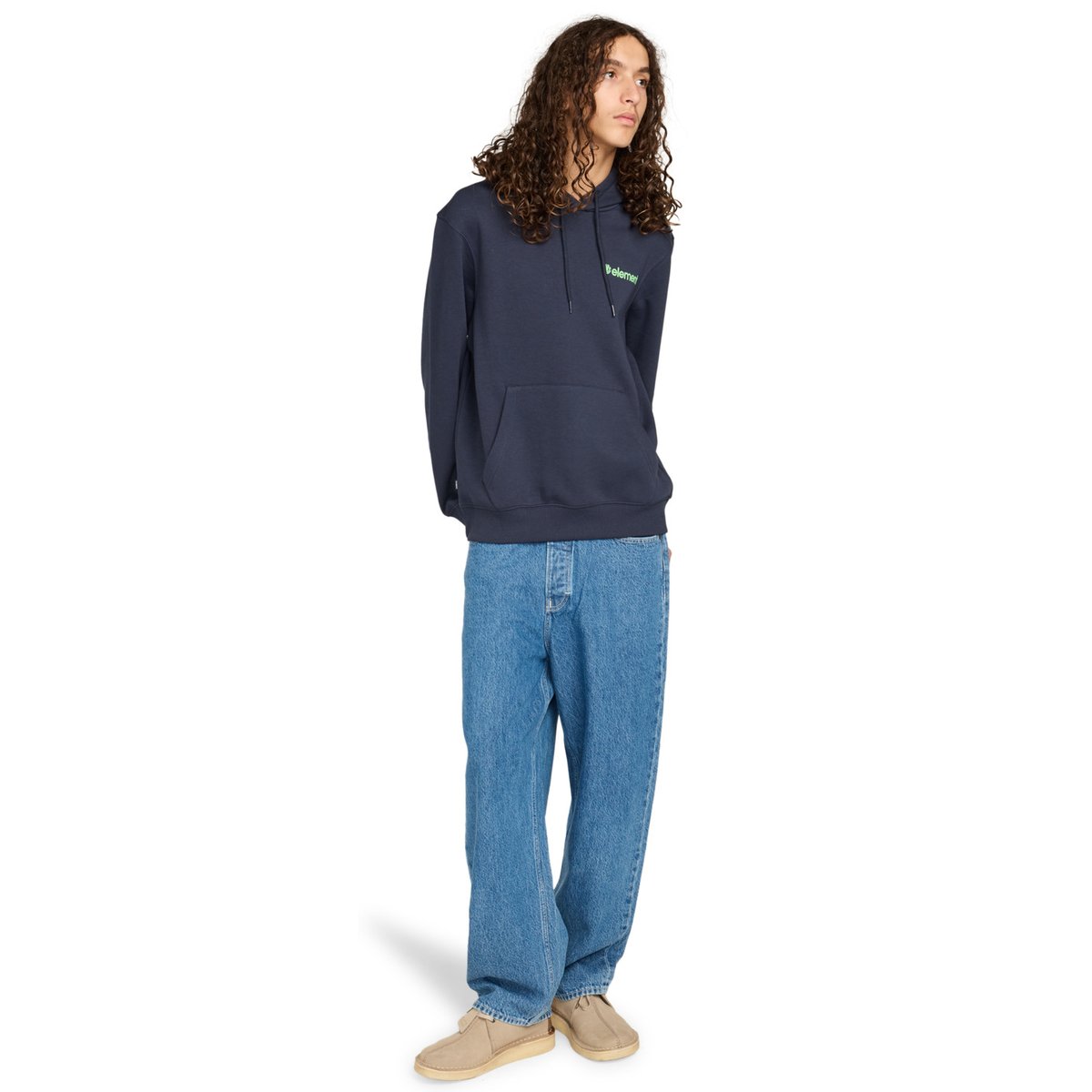 Sweat à capuche 4 ELEMENTS PO bleu eclipse navy, ELEMENT