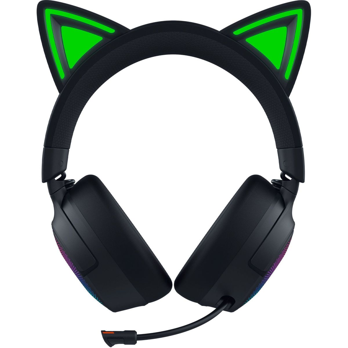 Casque gamer KRAKEN KITTY V3 PRO NOIR couleur unique, RAZER