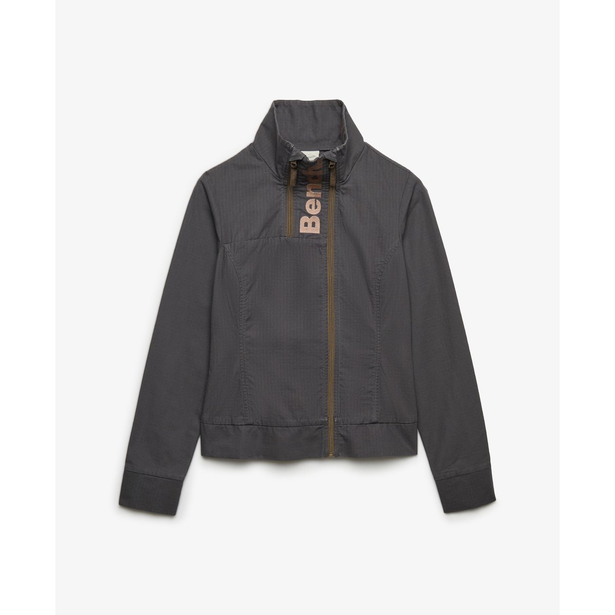 Veste Ripstop Bench à Double Zip et Col Montant anthracite/ dune, SUPERDRY