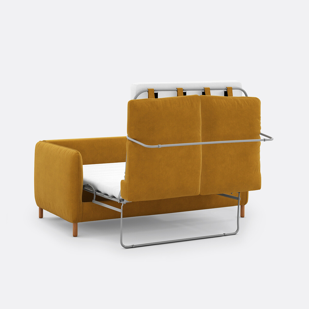 Canapé convertible velours, 2, 3 ou 4 places Loméo ocre, LA REDOUTE INTERIEURS