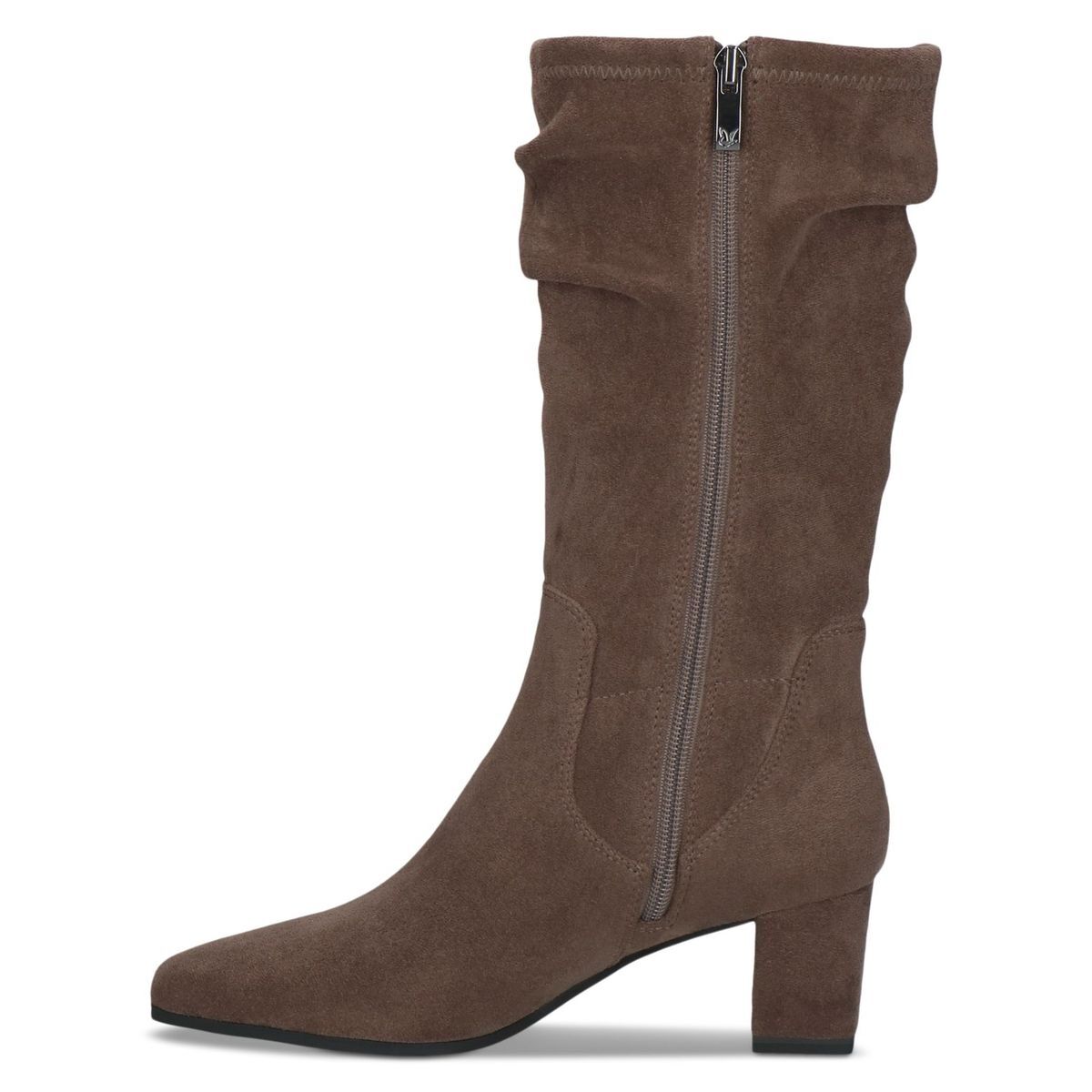 Bottine talon bloc marron cognac, CAPRICE
