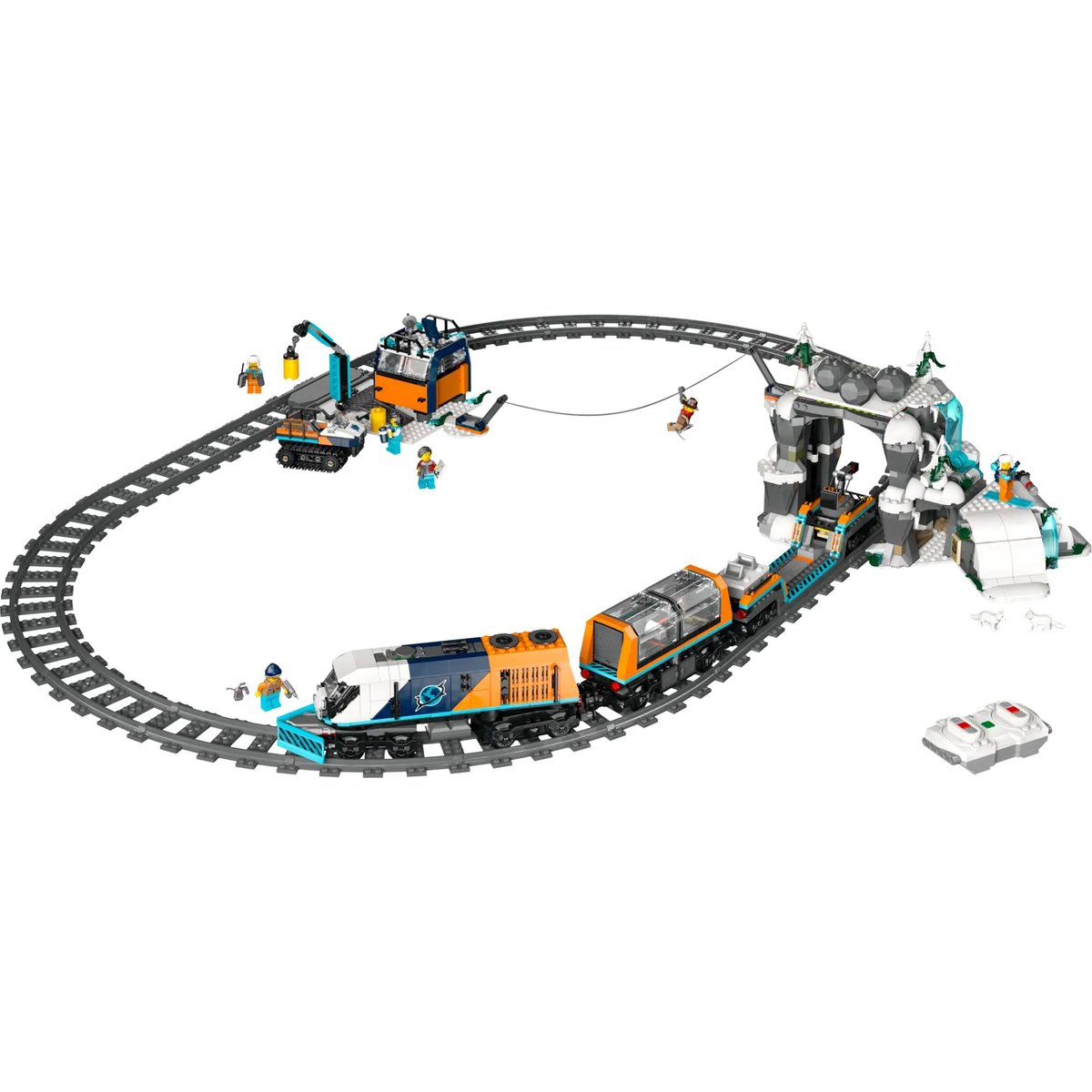 LEGO City - Train Express des Explorateurs en Arctique - Set de 1517 Pièces multicolore, LEGO