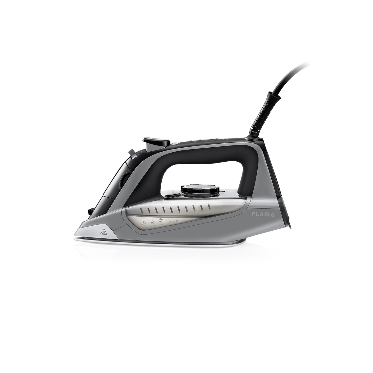 Ferro Vapor 3000W Base Cerâmica 5396FL, FLAMA cinzento, FLAMA