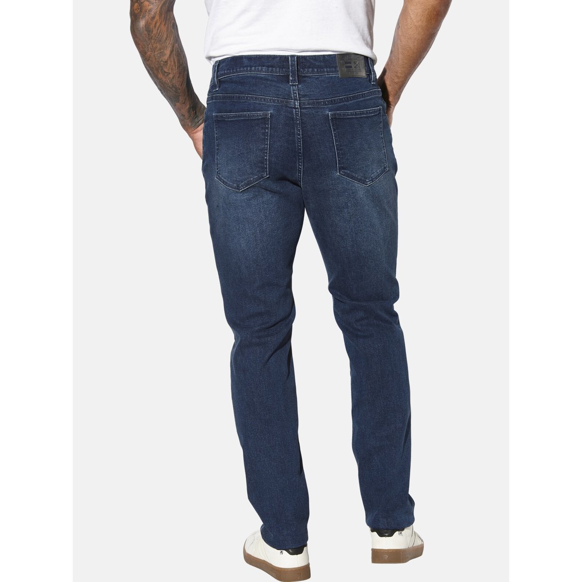 Jean taille basse HARSKOG bleu, JAN VANDERSTORM