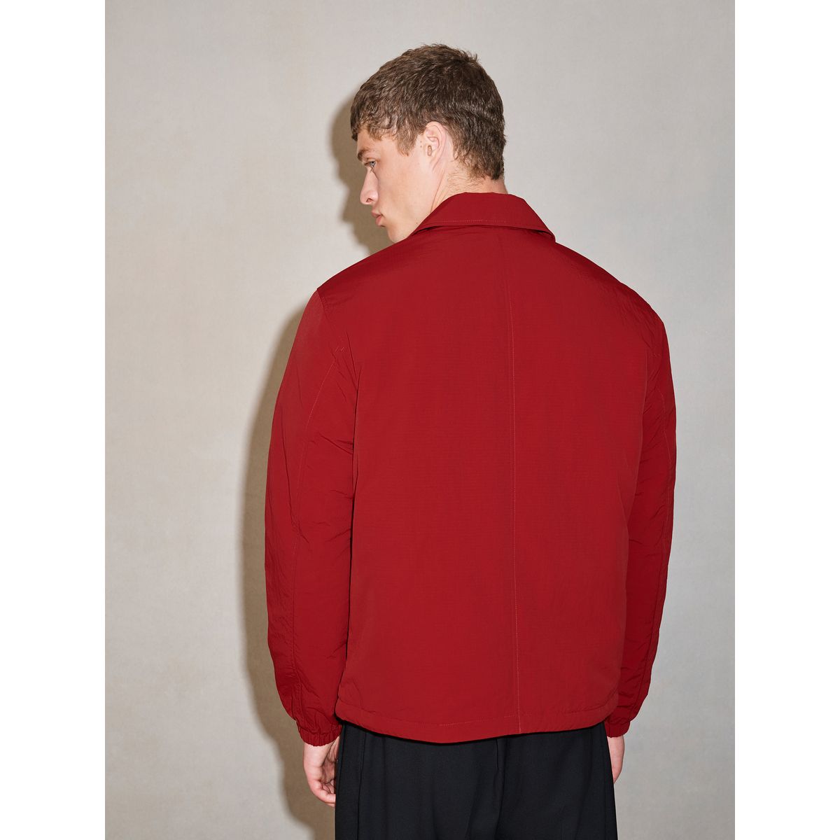 Veste à col et deux poches edit rouge, NEXT