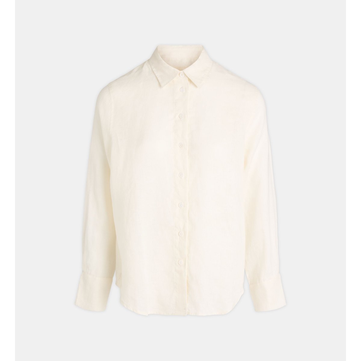 Chemise droite manu lin blanc, JODHPUR