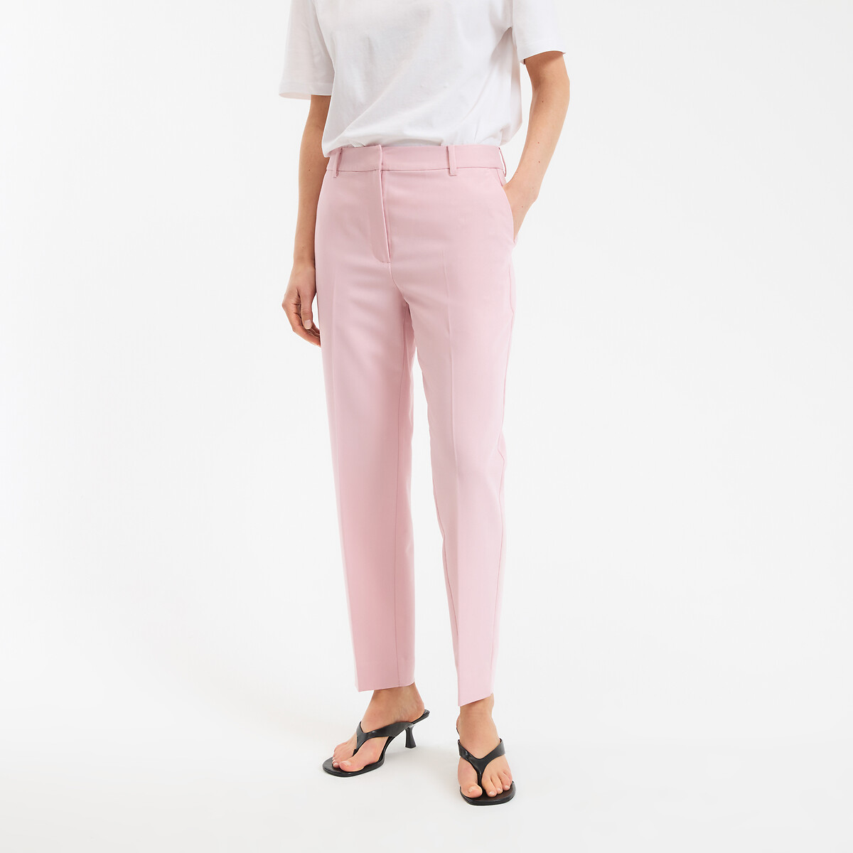 Pantalon cigarette, longueur 7/8ème rose pastel, LA REDOUTE COLLECTIONS