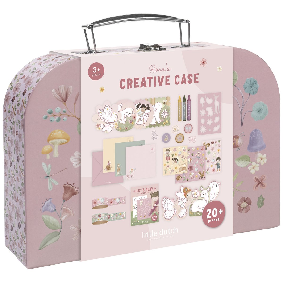 Valisette d'activités créatives rose, LITTLE DUTCH