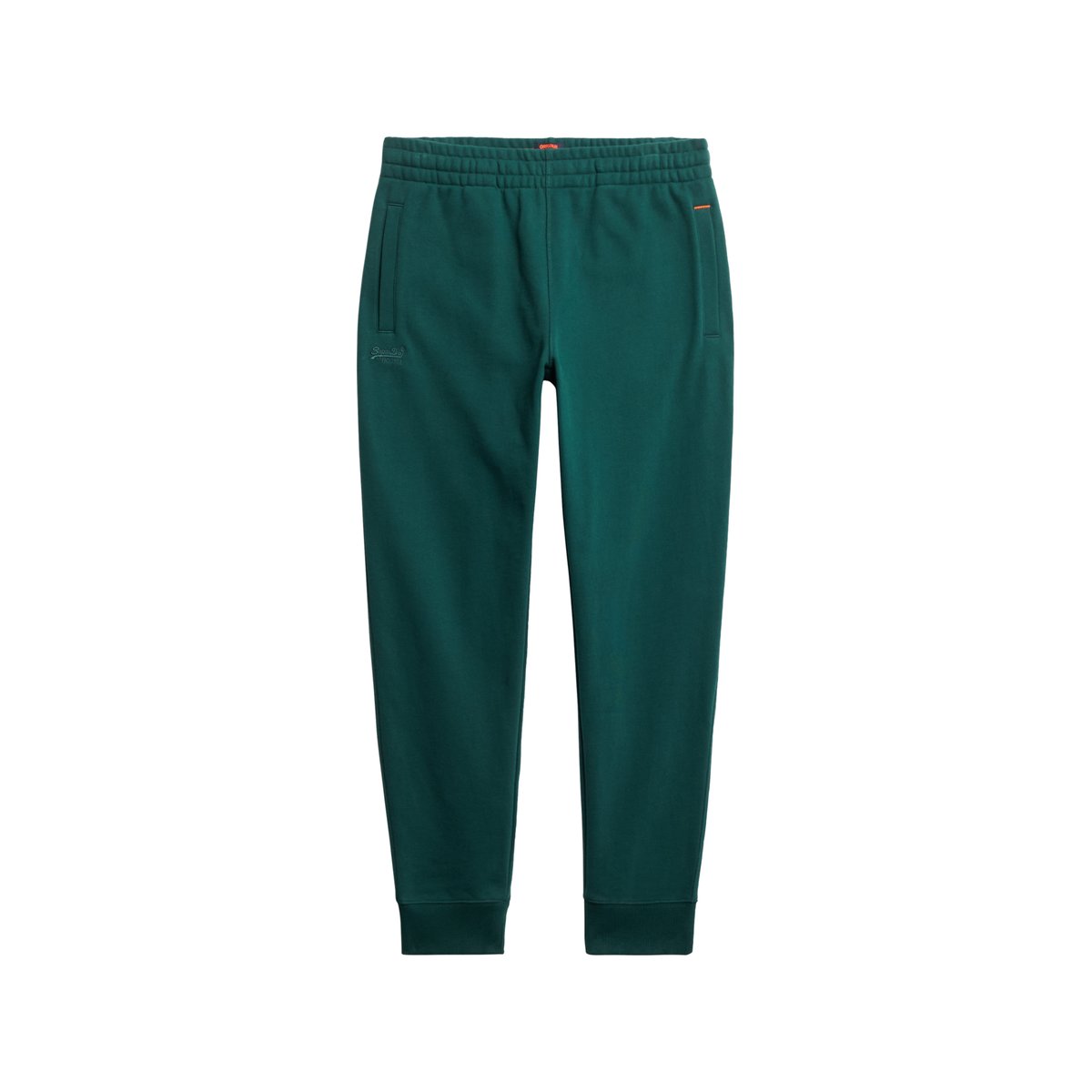 Jogging Essential Logo Semi-Brossé vert pinède foncé, SUPERDRY