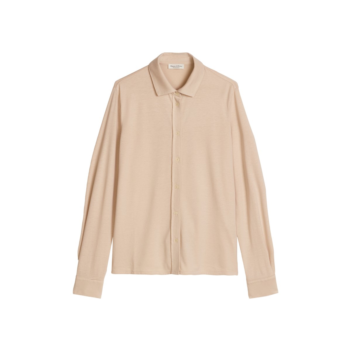 Blouse en jersey oversize en mélange de matériaux de haute qualité gris, MARC O'POLO