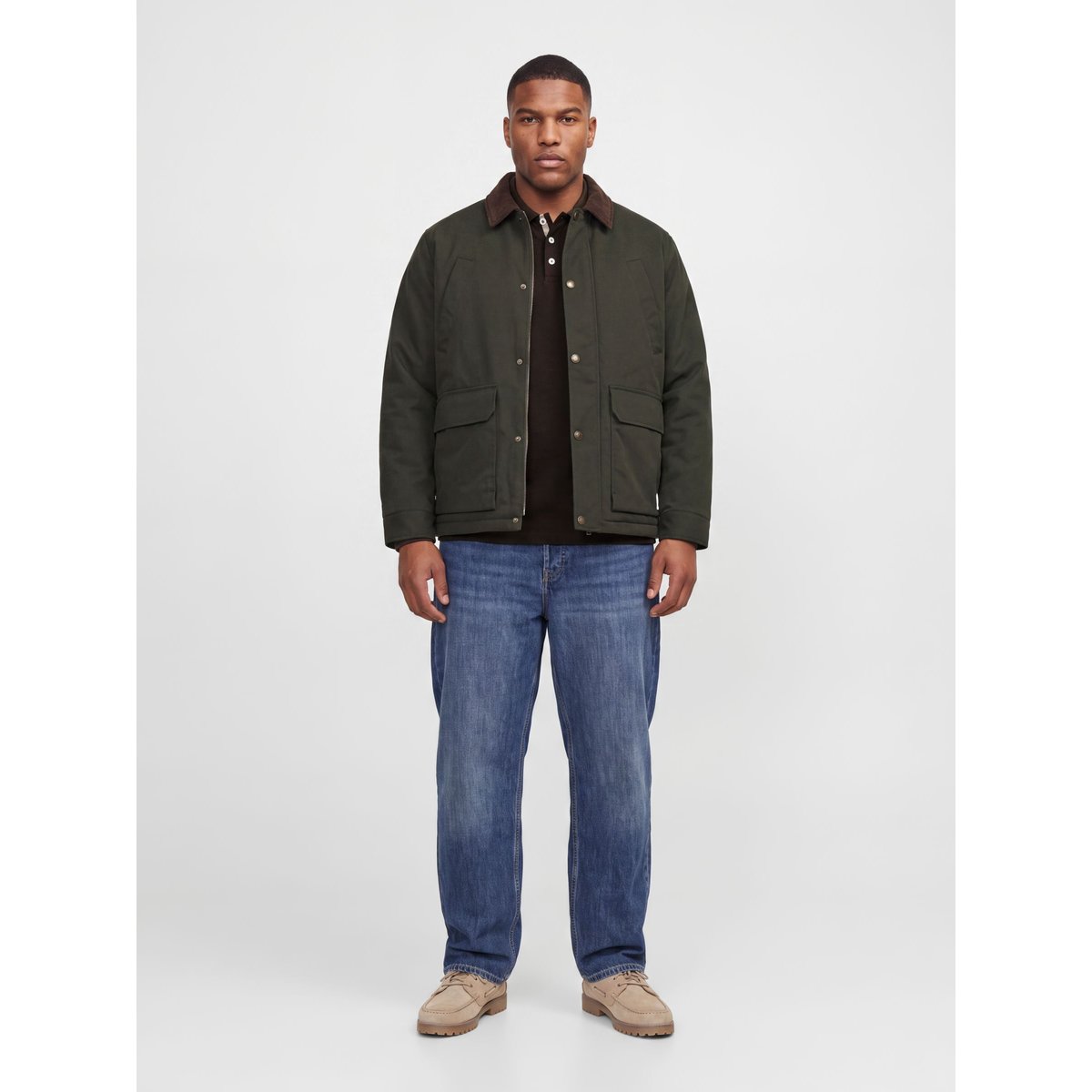Polo marron - hot fudge 1, JACK & JONES