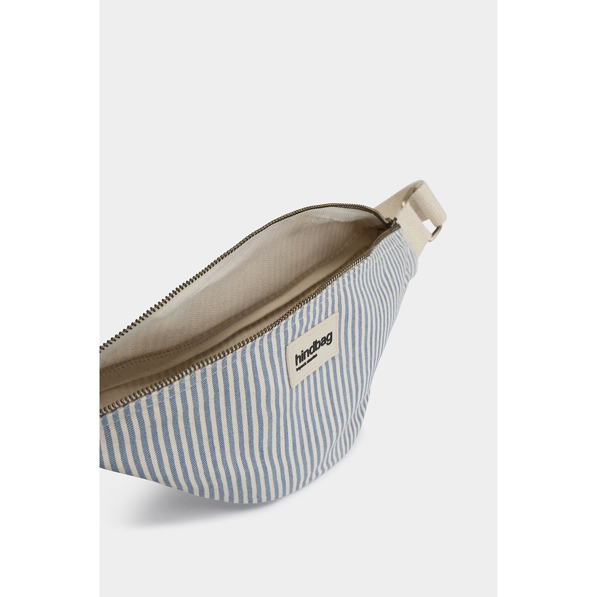 Marsupio a righe, OLIVIA blu rigato, HINDBAG