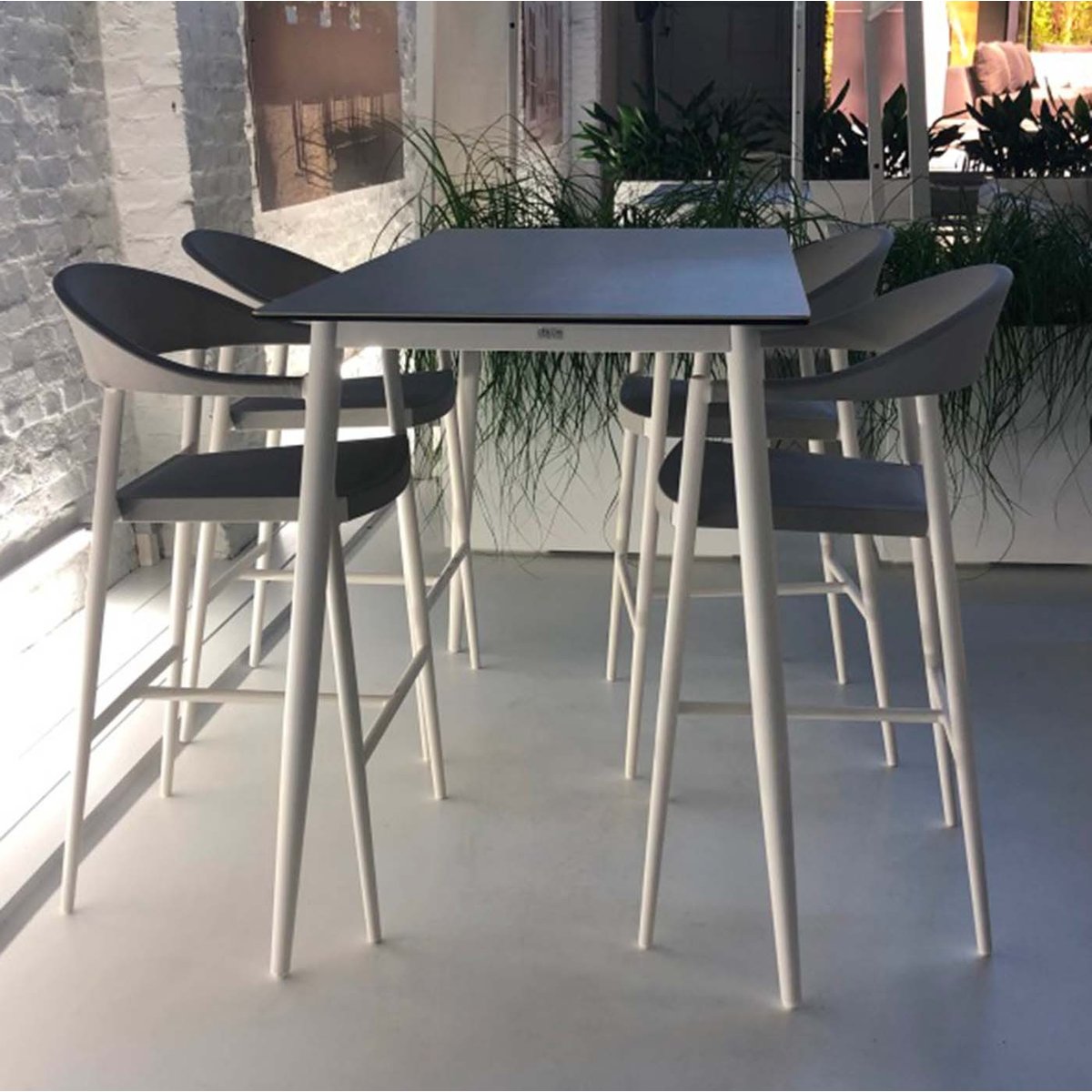 Chaise de bar, MATTEO blanc, GESCOVA