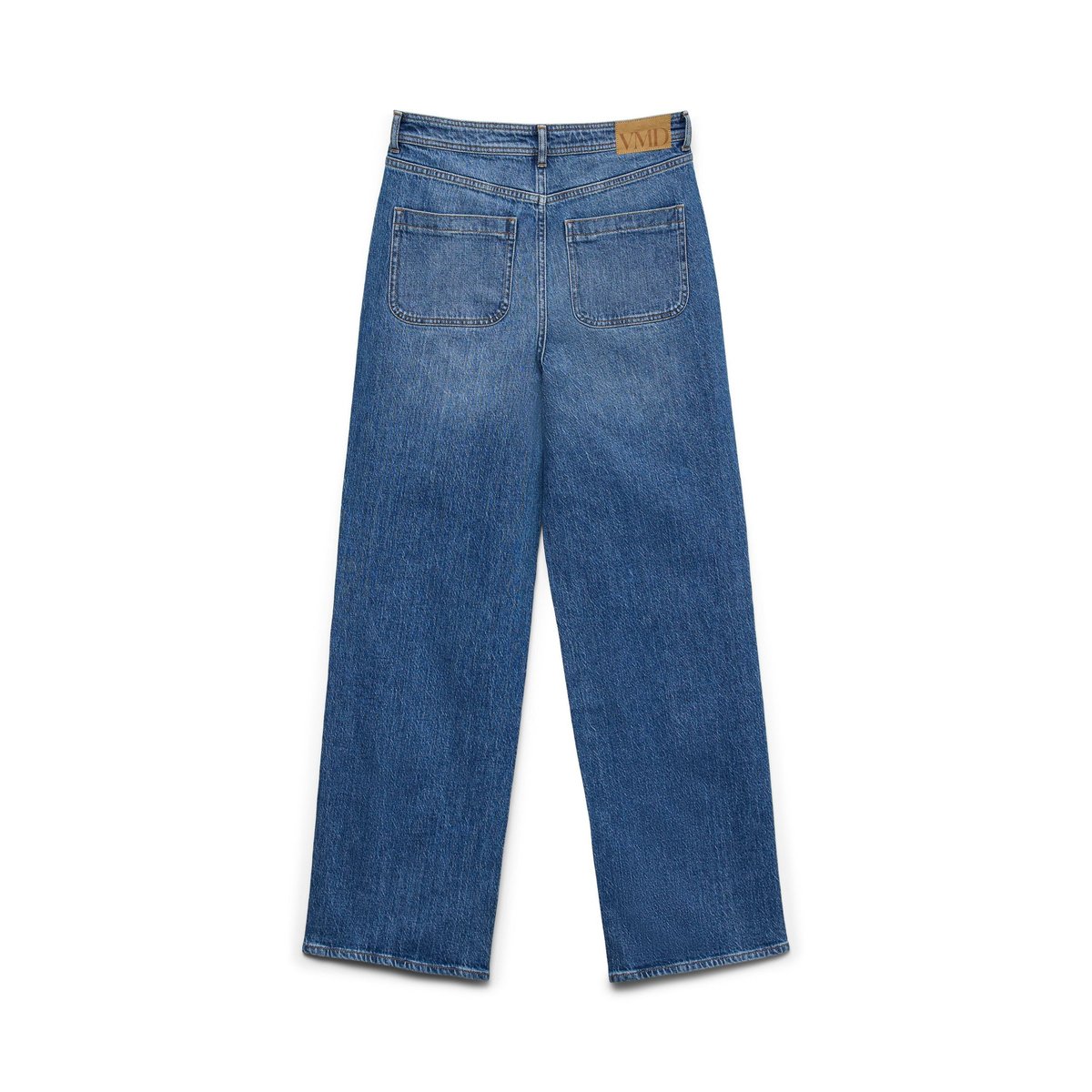 Jean À Coupe Large medium blue denim, VERO MODA