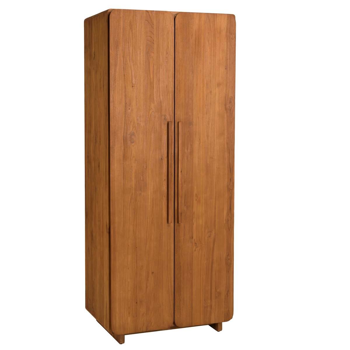 Armoire 2 portes 80x195cm en bois de teck recyclé SWING bois naturel, PIER IMPORT