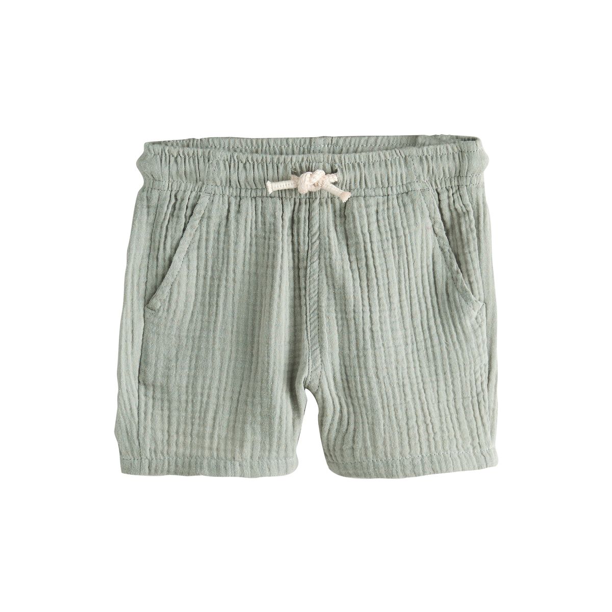 Short texturé doux à enfiler, lot de 5 neutre/marron/rouge/bleu/vert sauge, NEXT