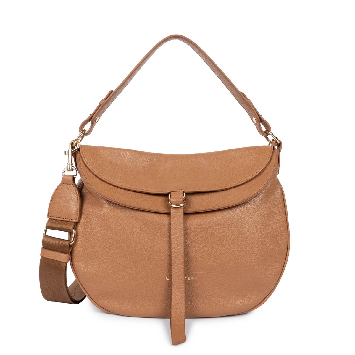 Grand sac besace DUNE GAIA camel, LANCASTER