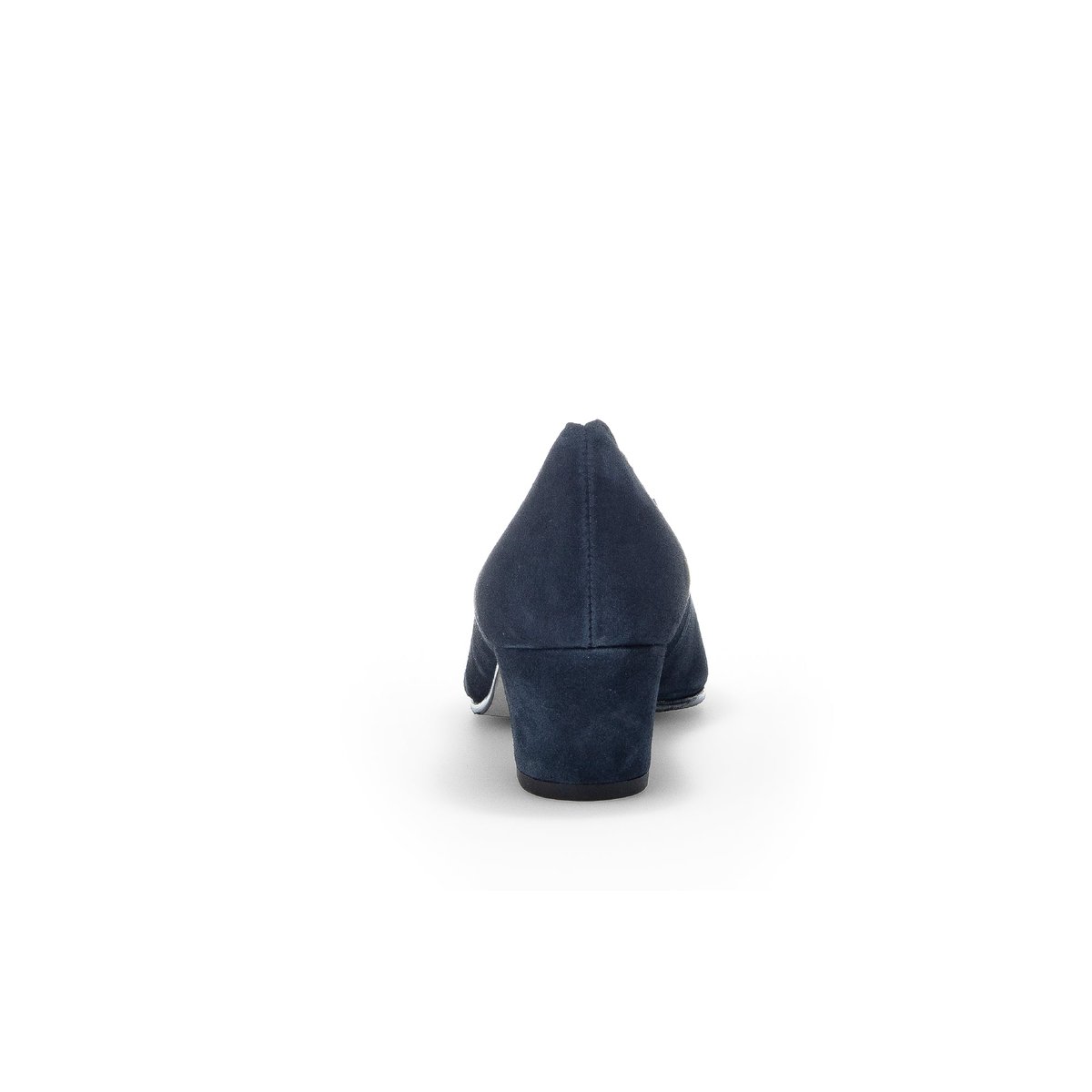 Escarpins en cuir à talon décroché bleu, GABOR