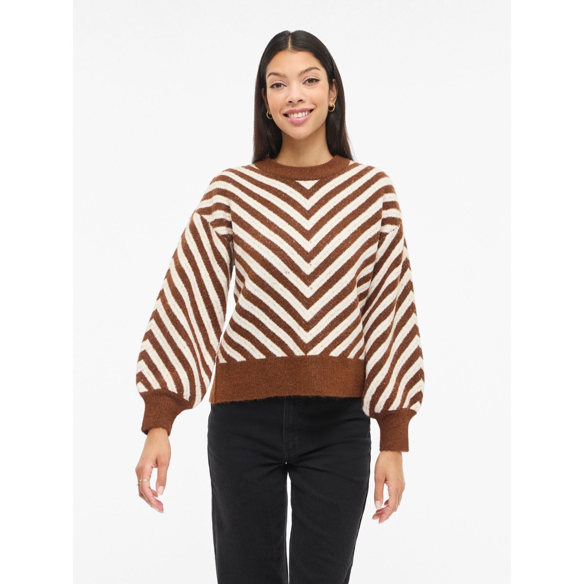 Pull En Maille chocolate brown, VILA