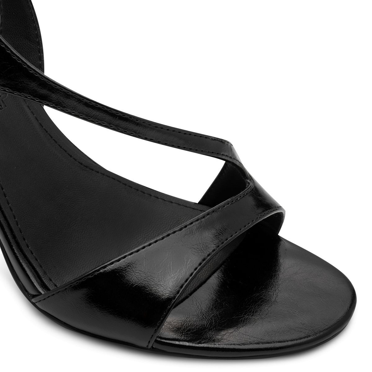 Sandale à talon en boucle noir, TAMARIS
