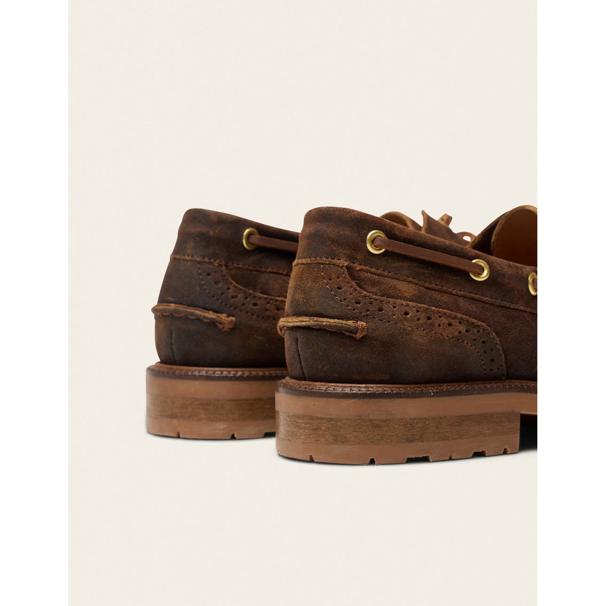 Derbies NIZA suède huilé marron, ODAJE