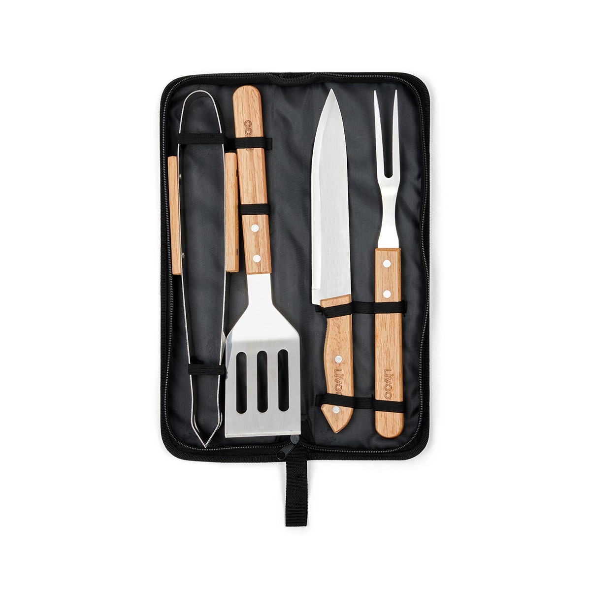 Set de 4 accessoires pour barbecue couleur unique, LIVOO