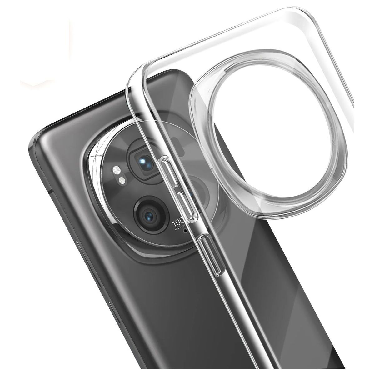 Coque Honor Magic 6 Pro transparente couleur unique, FORCE CASE
