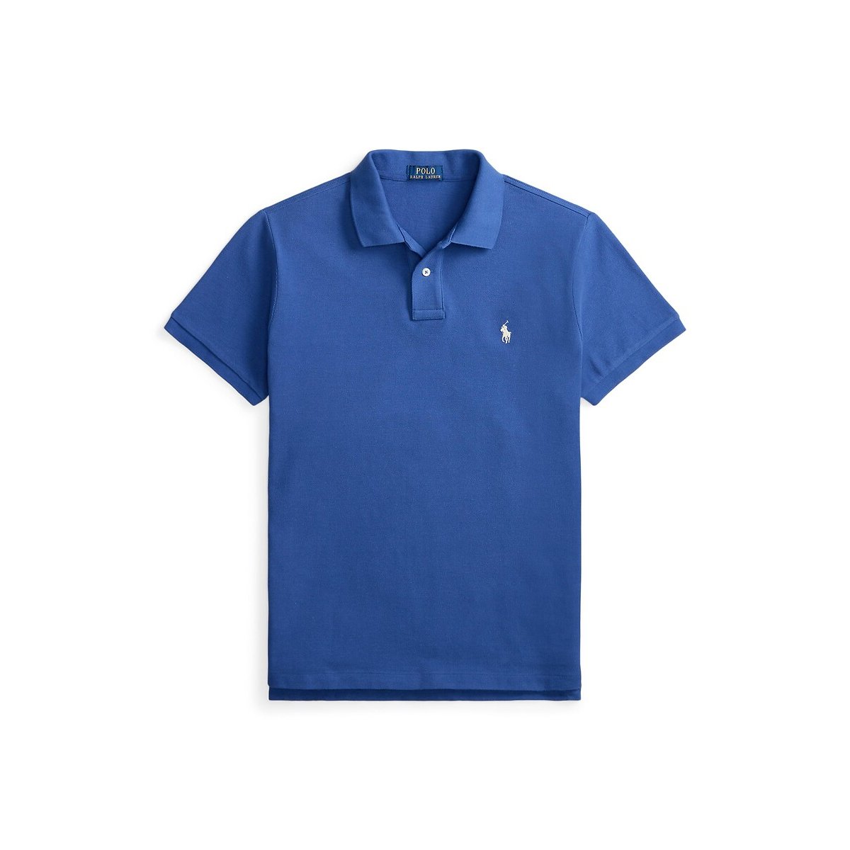 Polo iconica in piqué di cotone blu azzurro, POLO RALPH LAUREN