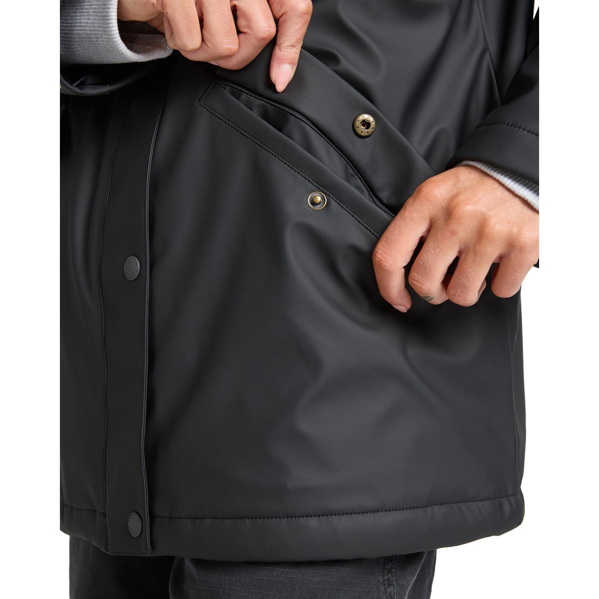 Imperméable UNDER THE RAIN noir black pebble, BILLABONG